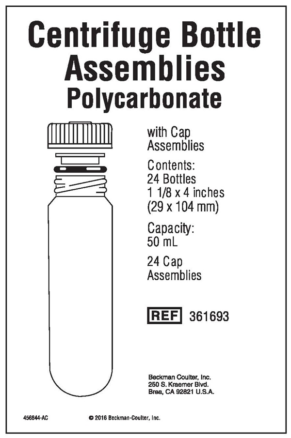 361693-50 mL Polycarbonate Bottle with Cap Assembly, 29 x 104mm - 24Pk_1