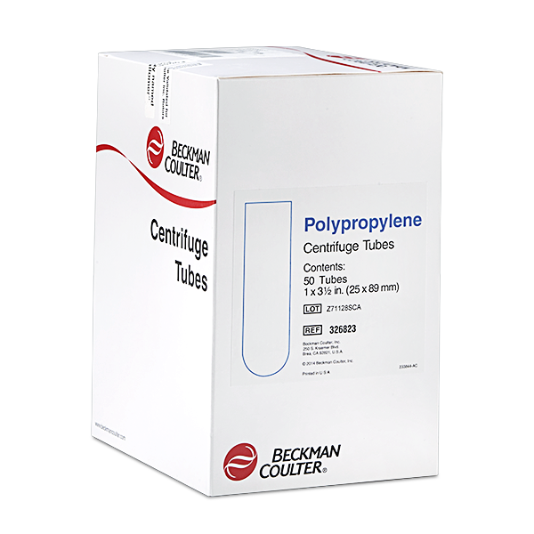 326823-38.5 mL Open-Top Thinwall Polypropylene Tube, 25 x 89mm - 50Pk_1